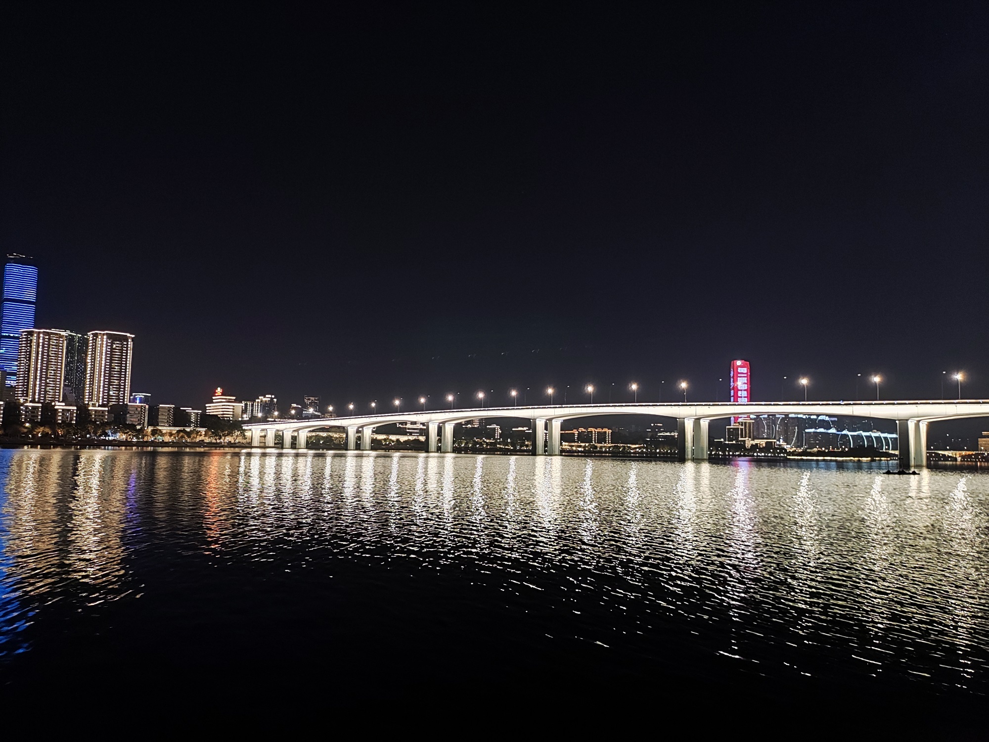 夜色下的文昌桥